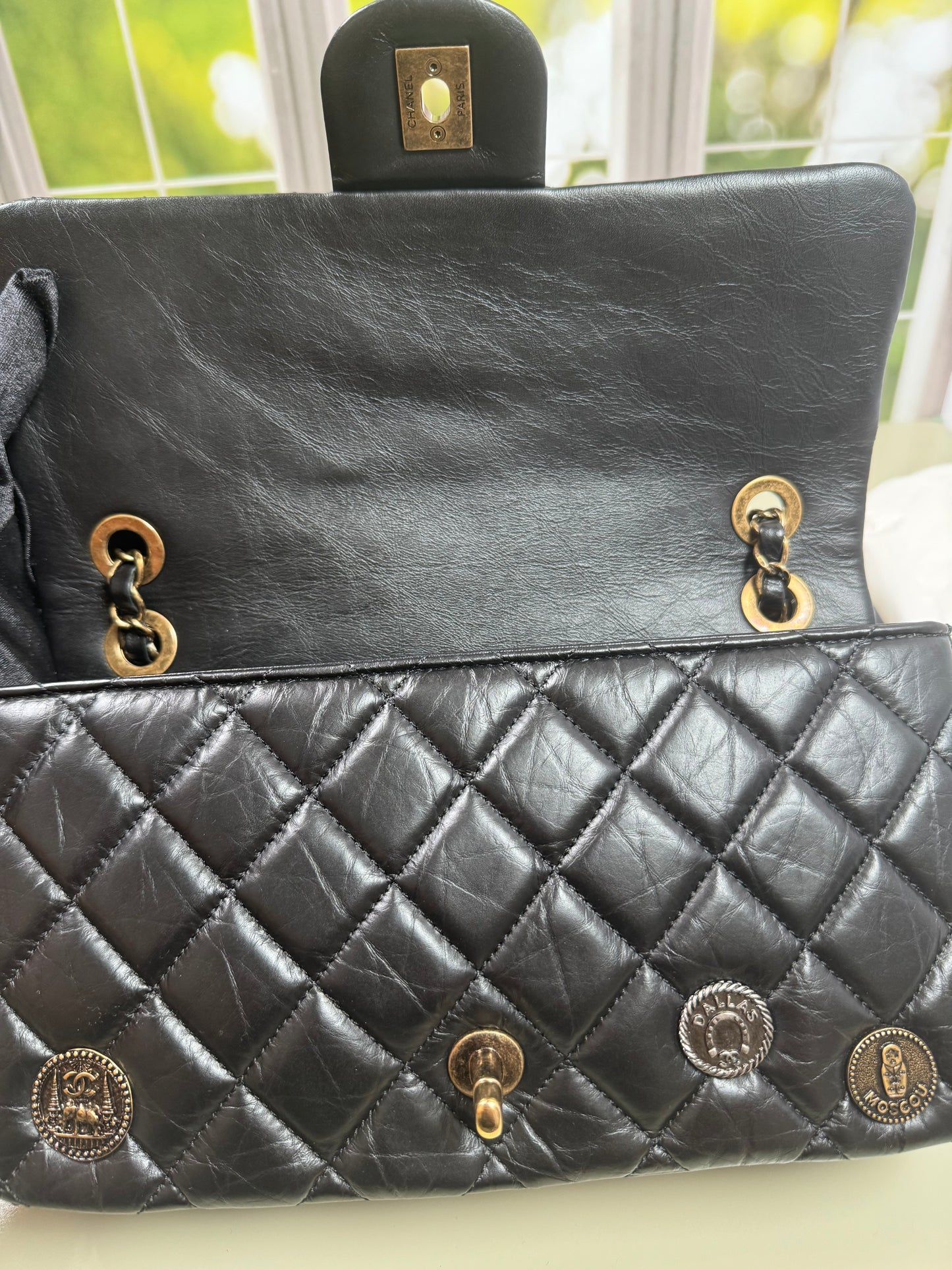 Preowned Chanel Medallion Medium Flap