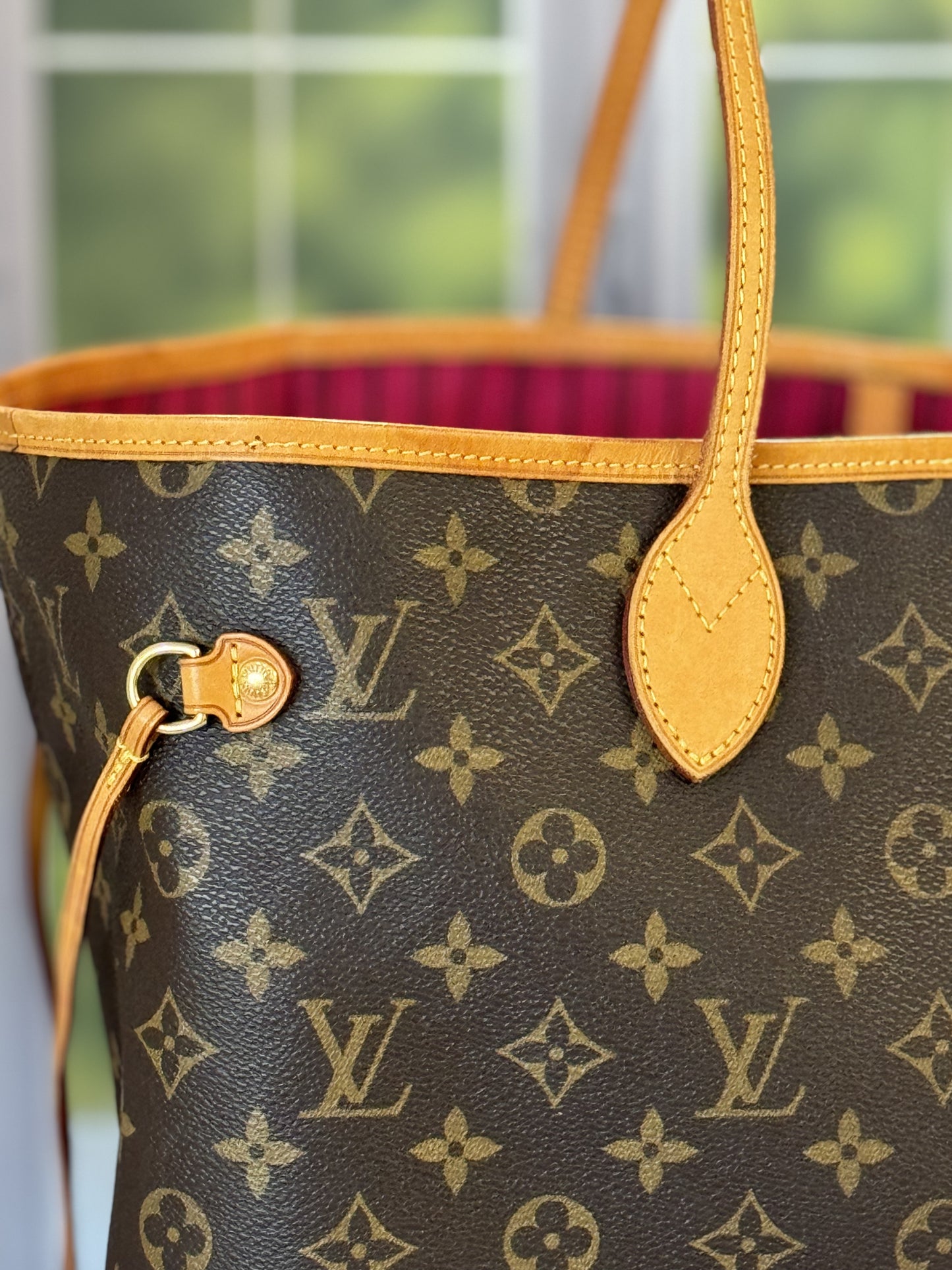 FL1195 Pre-Owned Louis Vuitton Neverful GM size Monogram