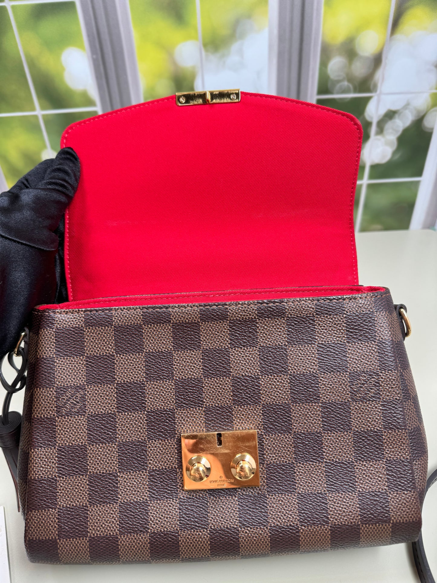 Preowned Louis Vuitton Croisette Damier Ebene