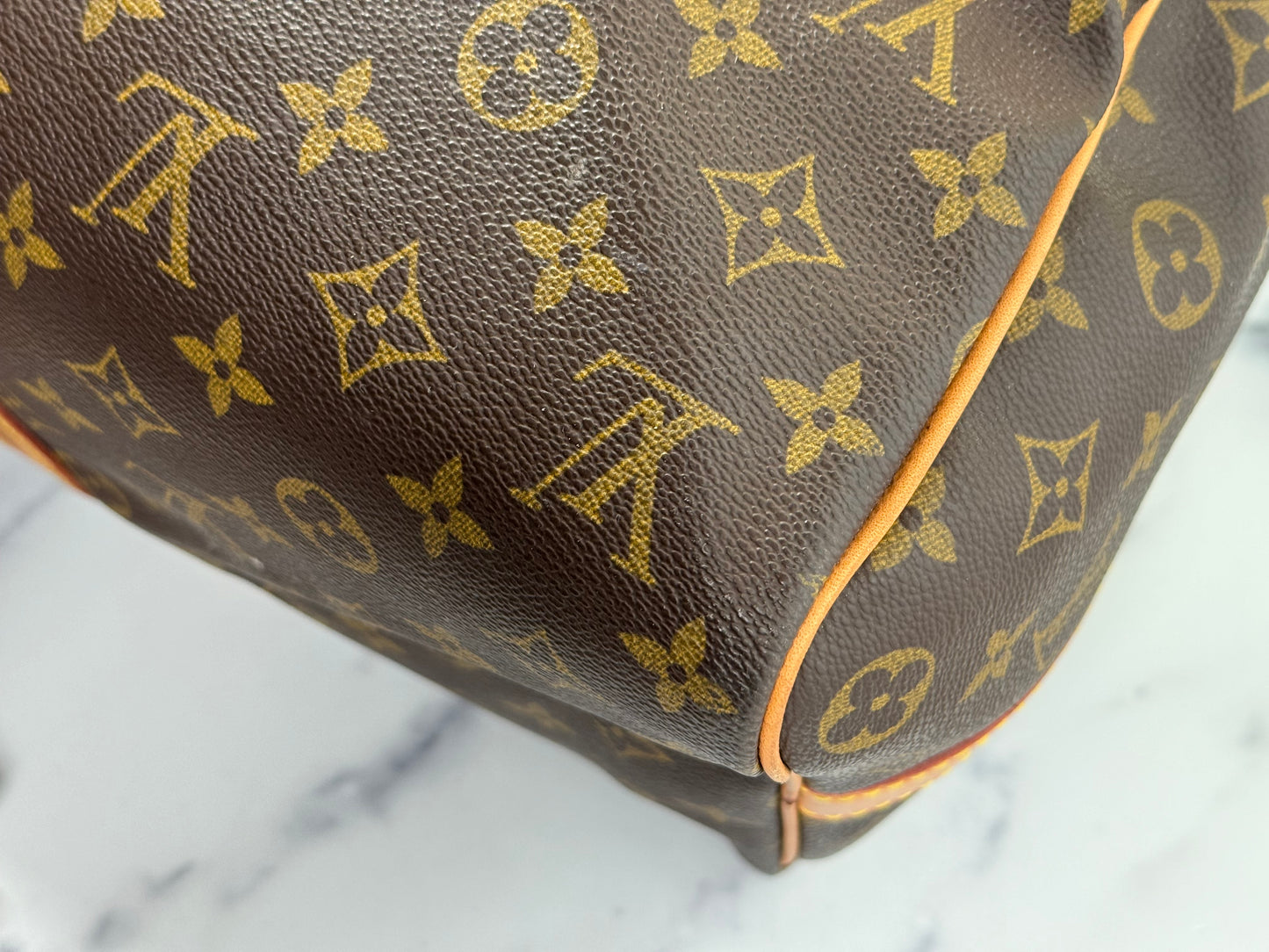 Preowned Louis Vuitton Keepall 45 Bandoliers