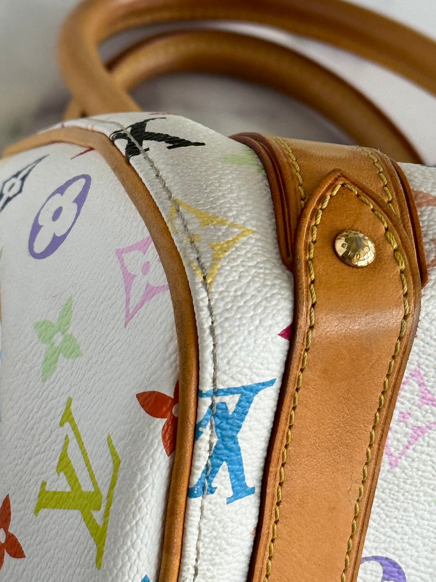 Pre-Owned Louis Vuitton Multicolor Priscilla White SP0086