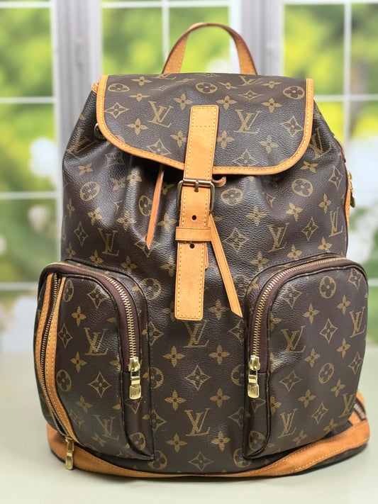 Preowned Louis Vuitton Bosphore Backpack Monogram