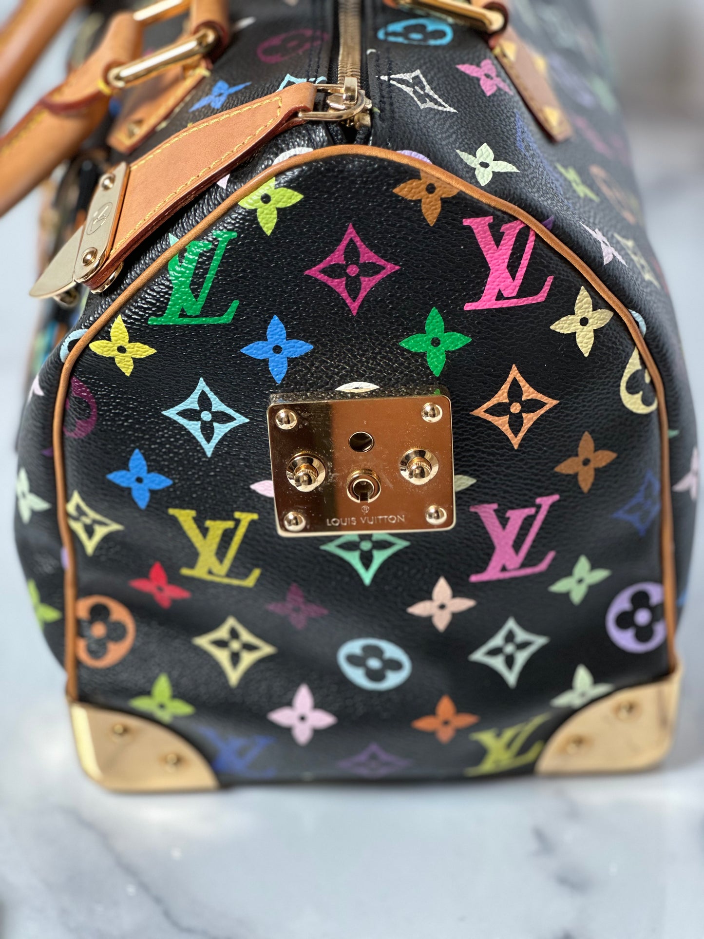 Pre-owned Louis Vuitton Speedy 30 Murakami and Wallet