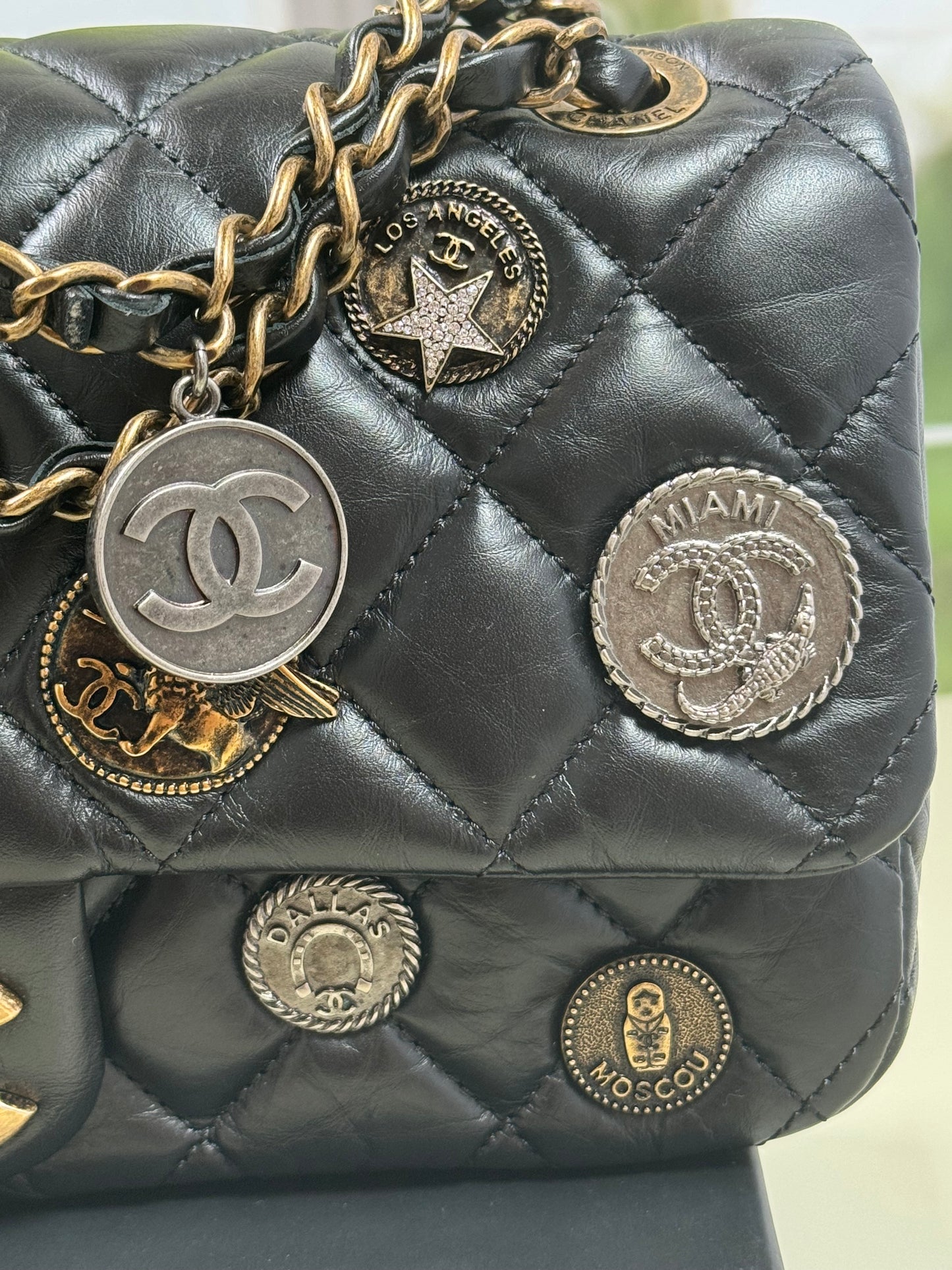 Preowned Chanel Medallion Medium Flap