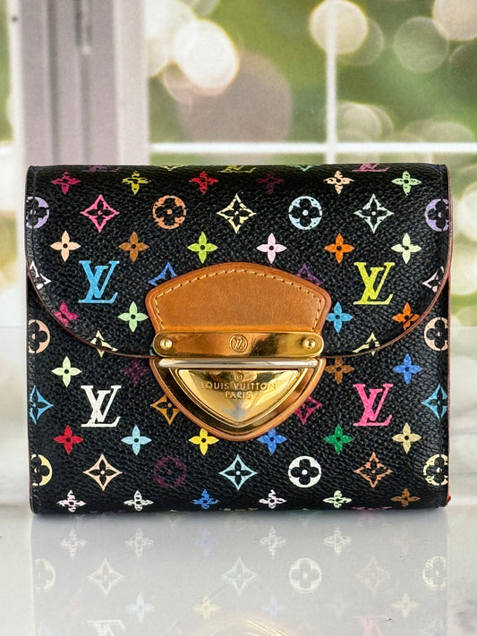 Pre-Owned Louis Vuitton multicolor Joey wallet