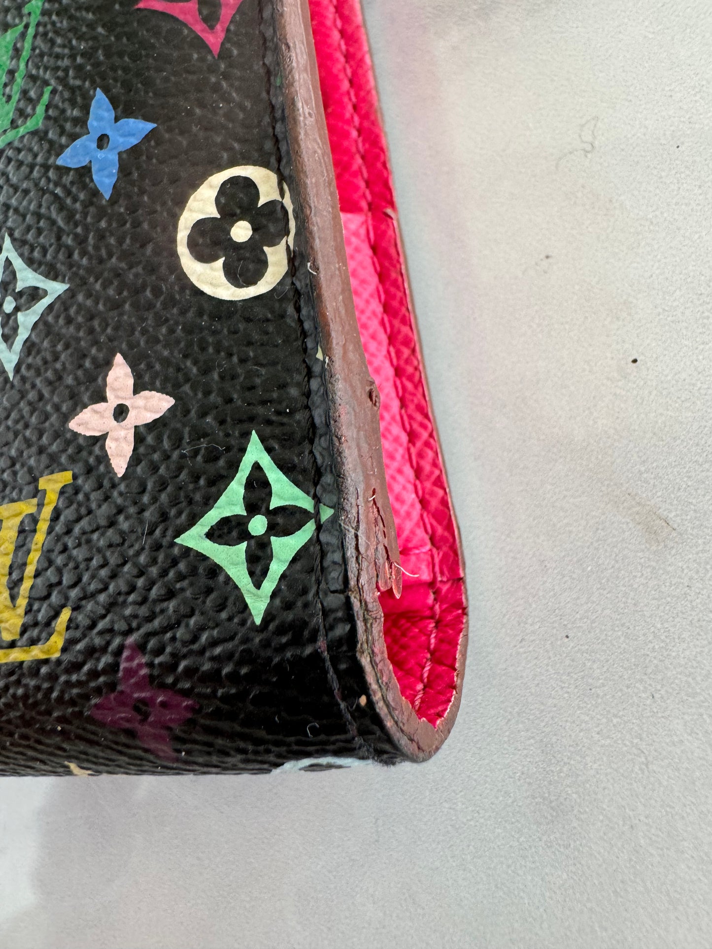 Pre-Owned Louis Vuitton Insolite Multicolor Long wallet