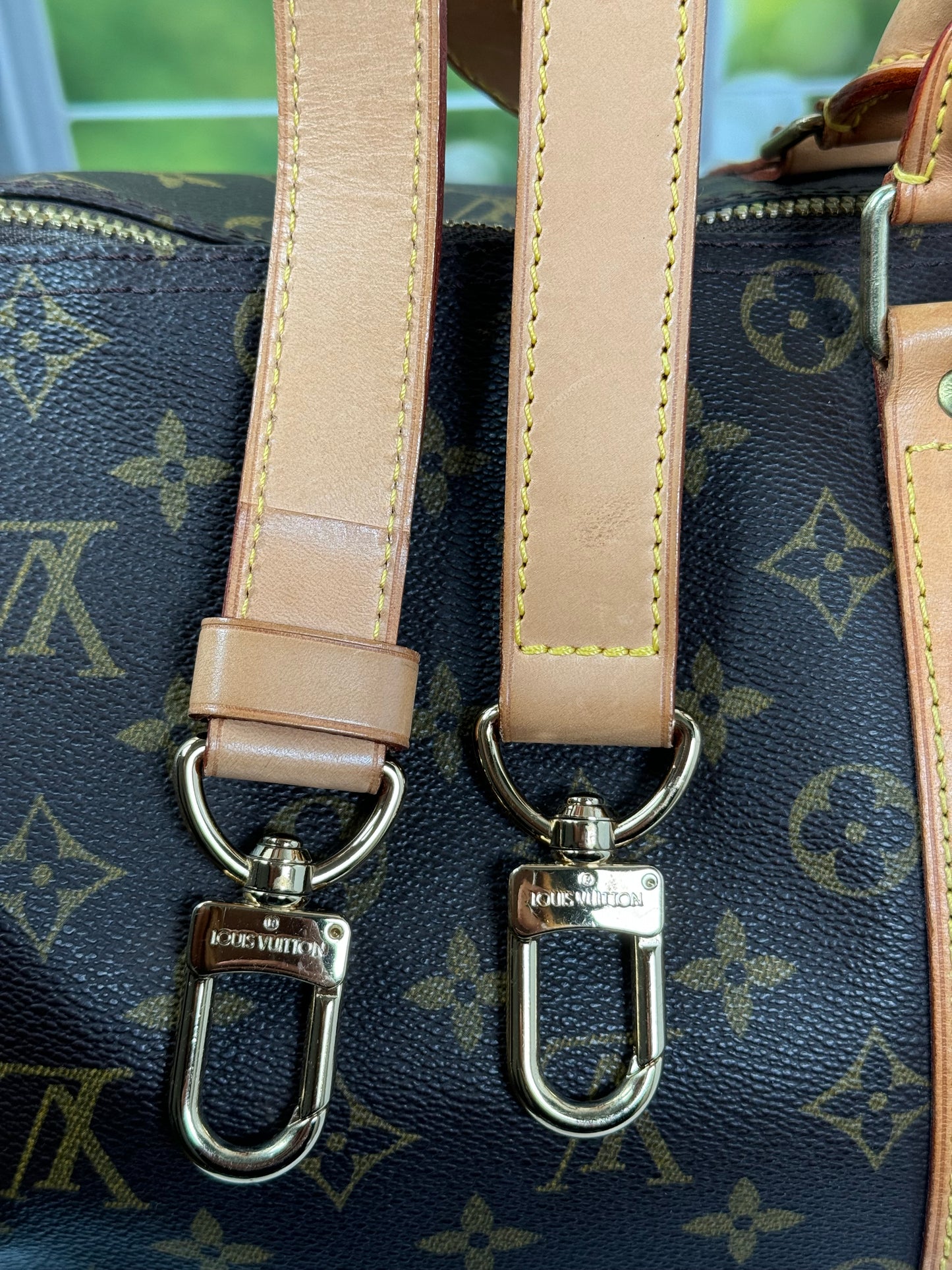 Preowned Louis Vuitton Keepall 45 Bandoliers