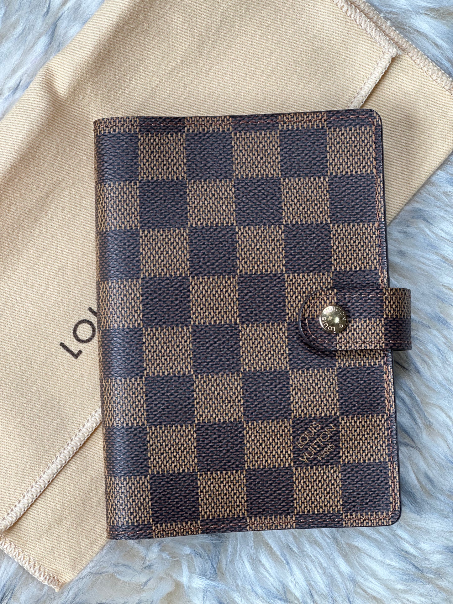 Preowned Louis Vuitton Agenda PM DE