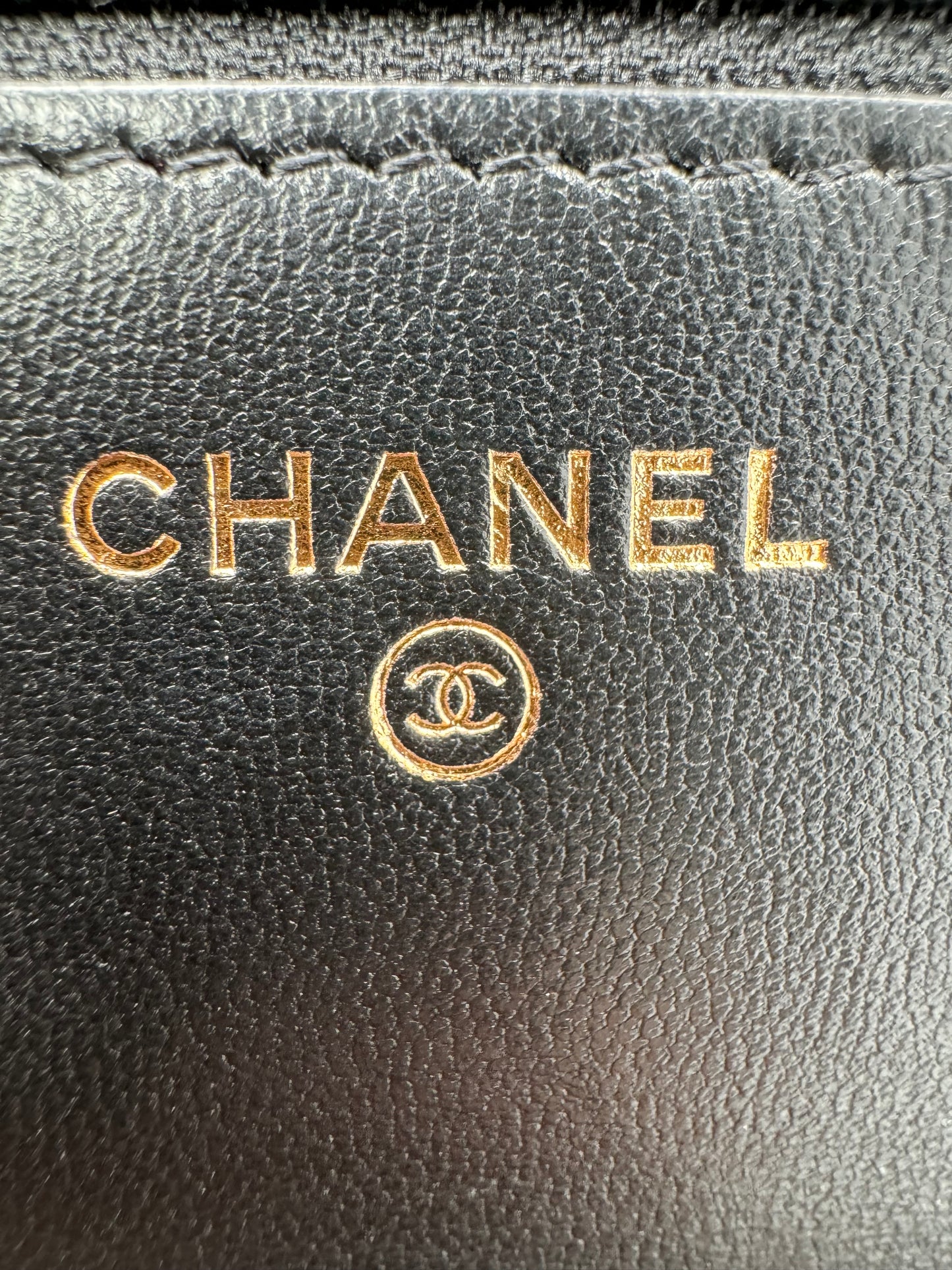 Preowned Chanel Clutch With Chain Microchip