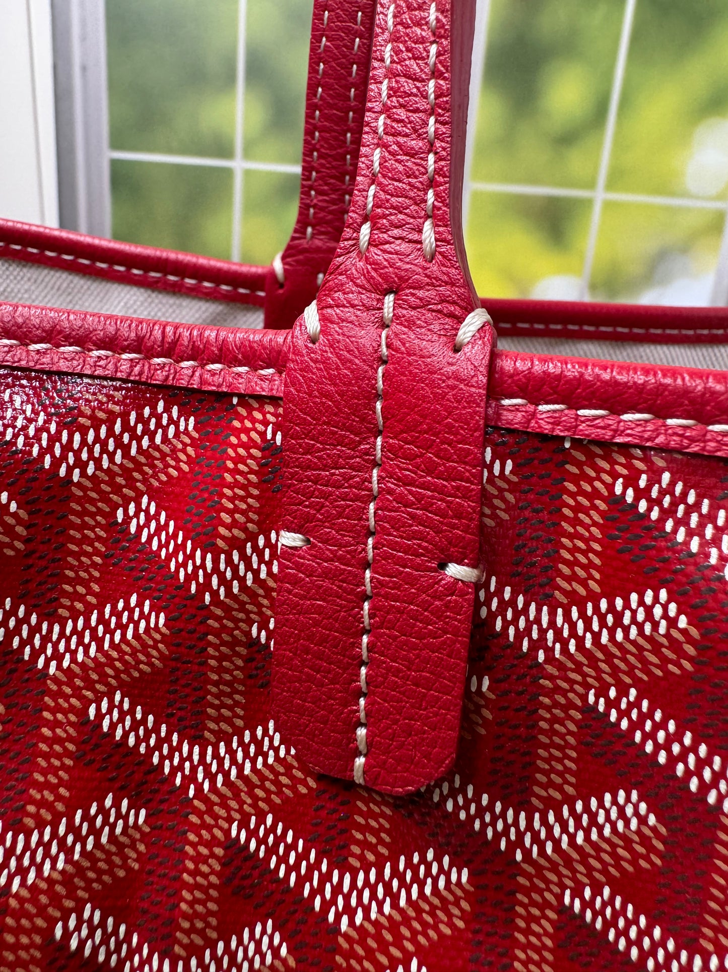 Preowned Goyard St Louis PM size Rouge(Red)