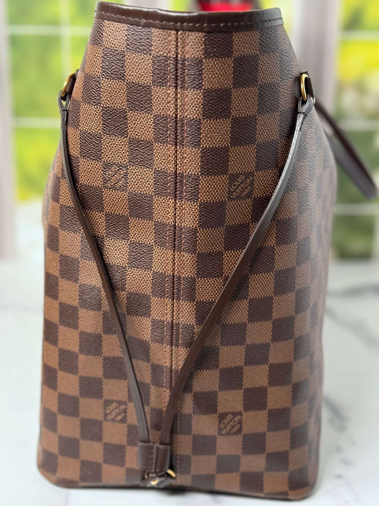 Preowned Neverful Damier Ebene GM size