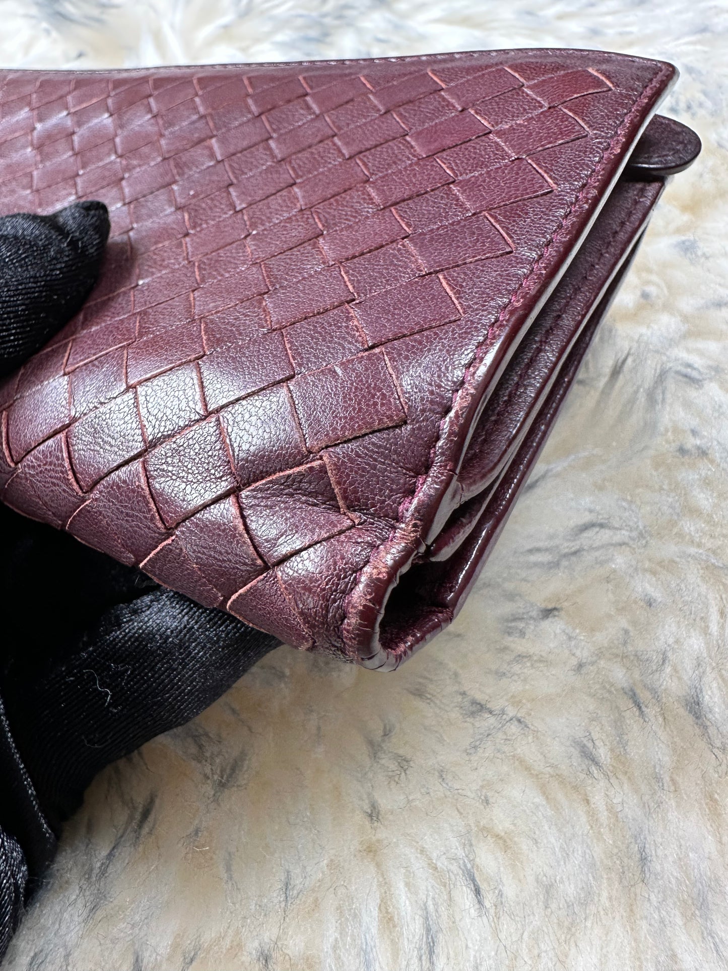 Preowned Bottega Veneta Long Wallet