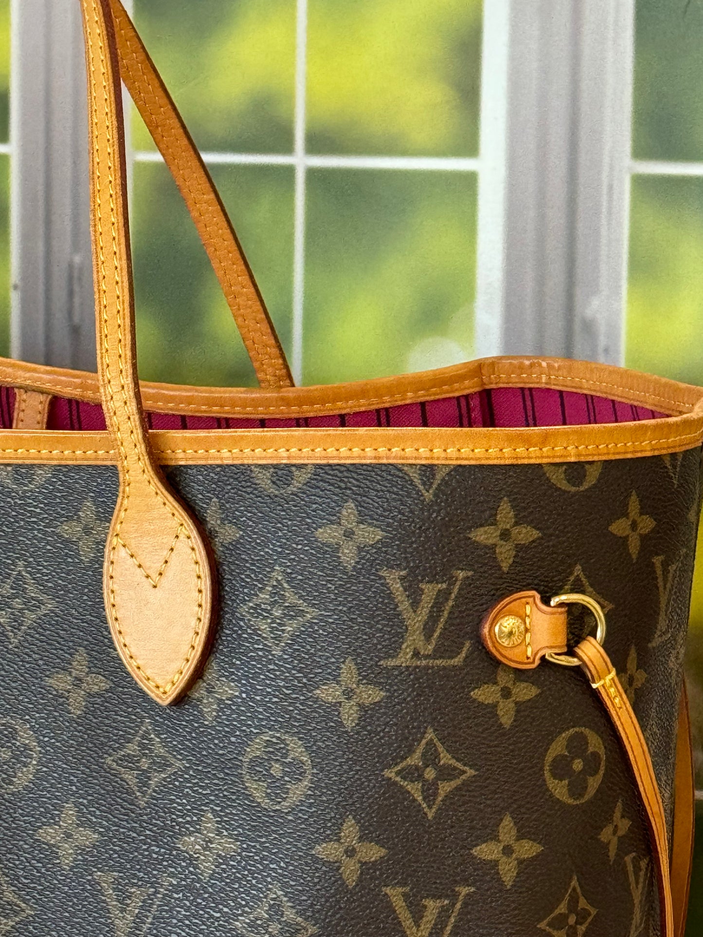 FL1195 Pre-Owned Louis Vuitton Neverful GM size Monogram