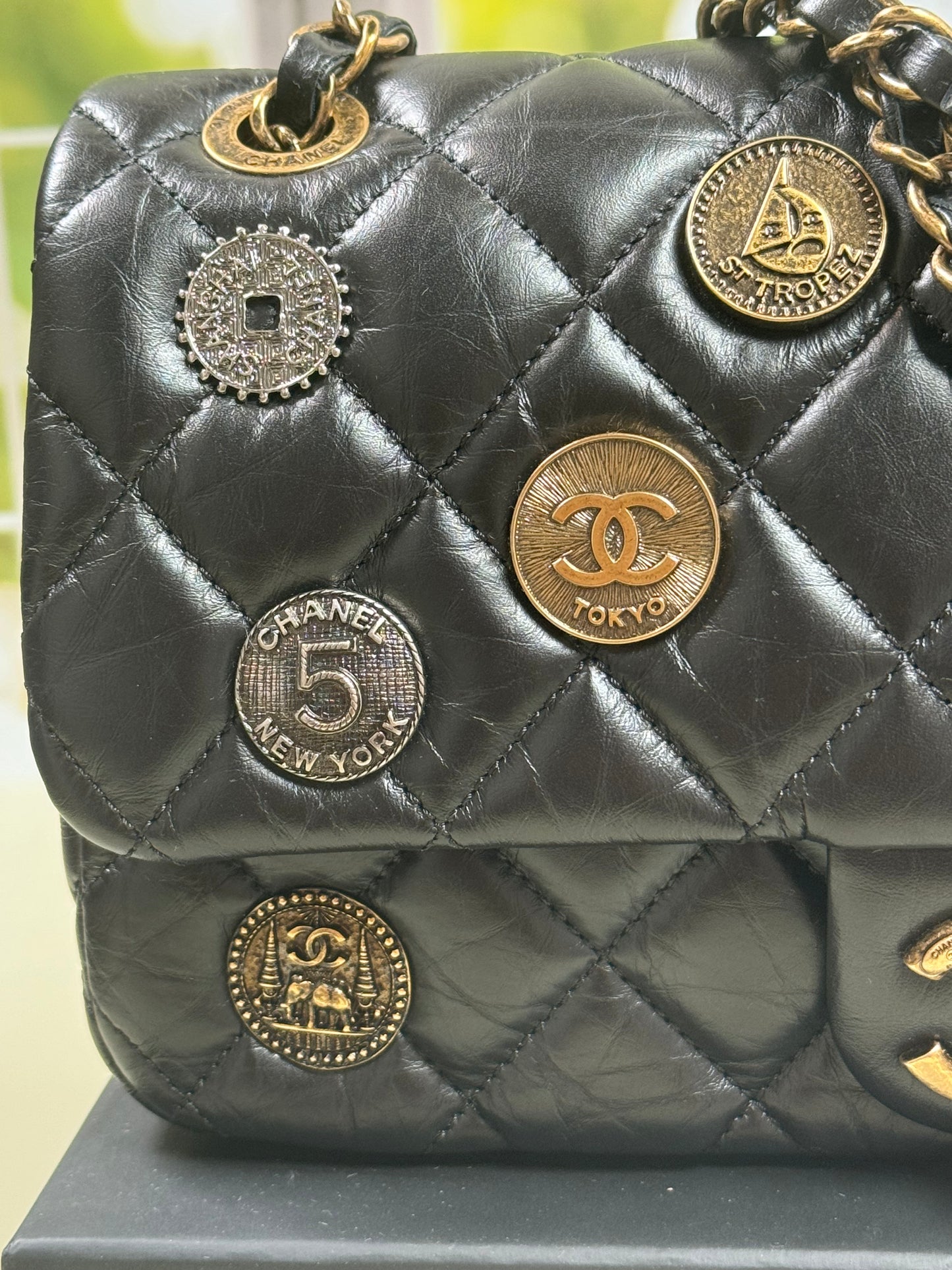 Preowned Chanel Medallion Medium Flap