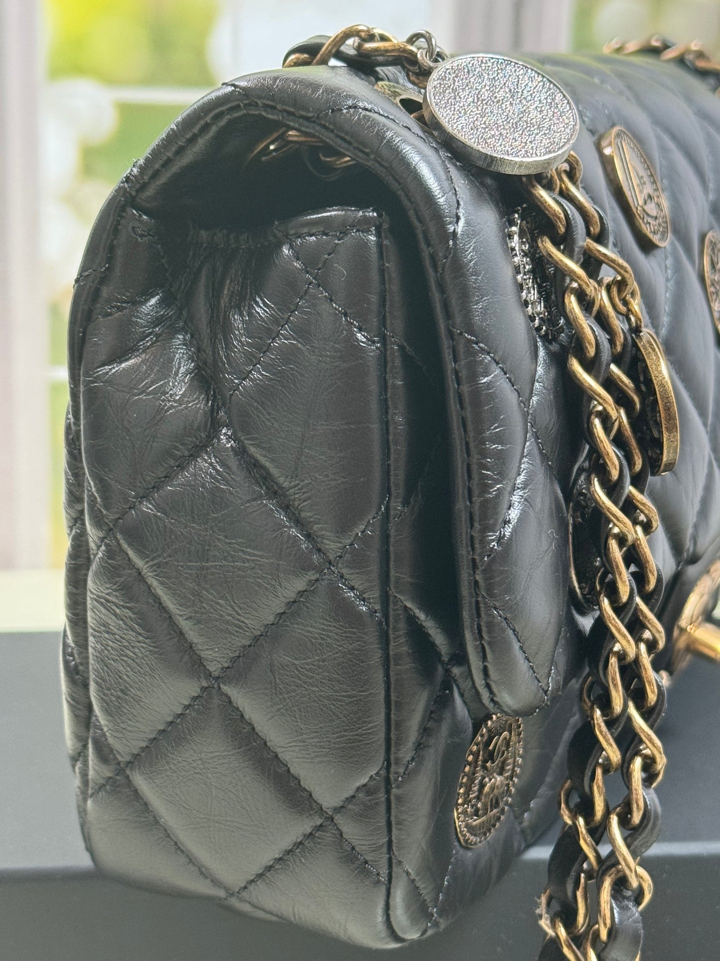 Preowned Chanel Medallion Medium Flap