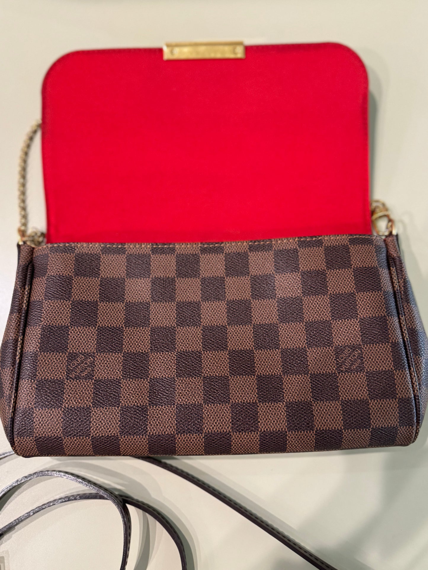 PREOWNED LOUIS VUITTON FAVORITE DAMIER EBENE