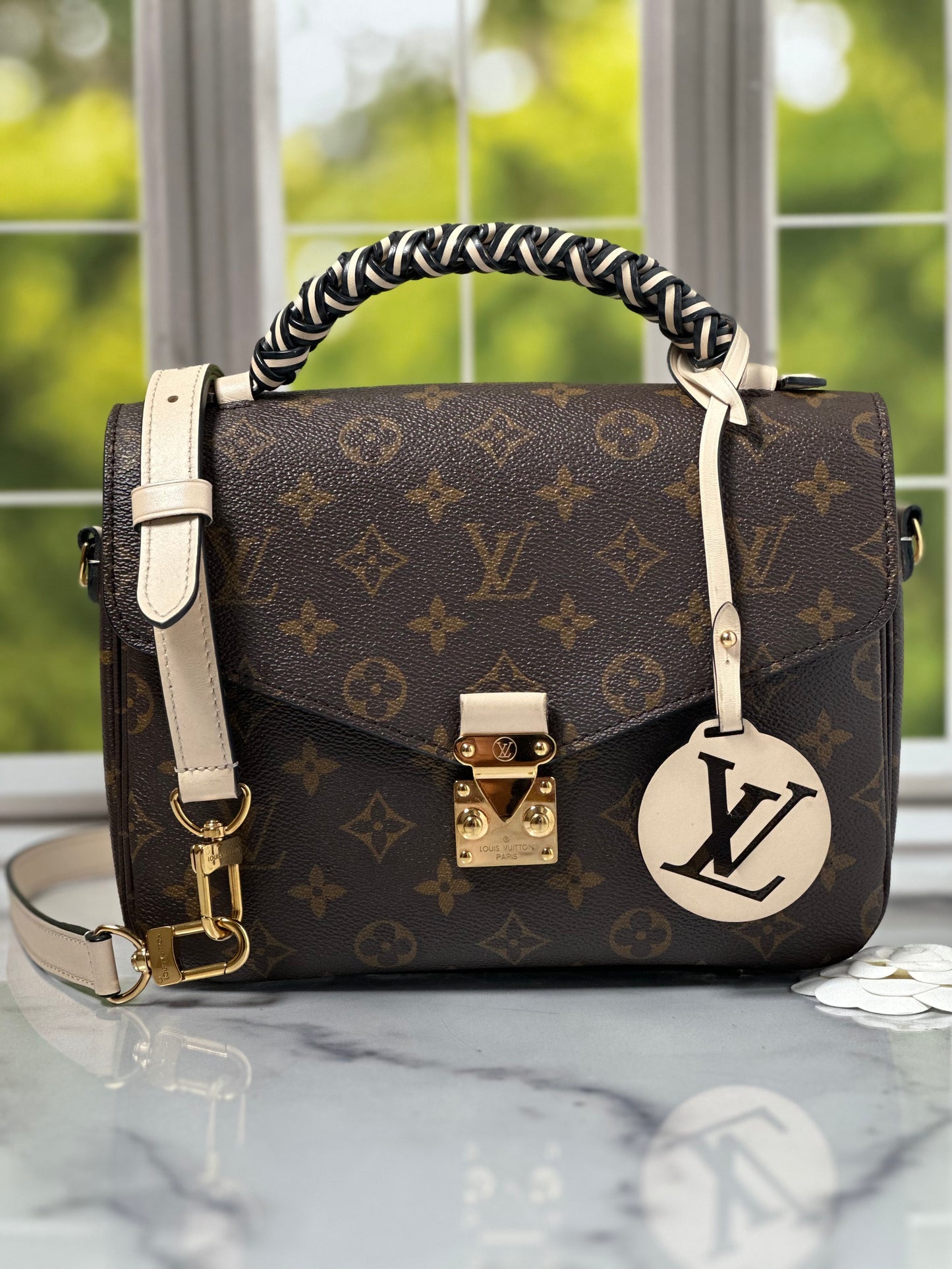 Preowned Louis Vuitton Braided Metis Hobo