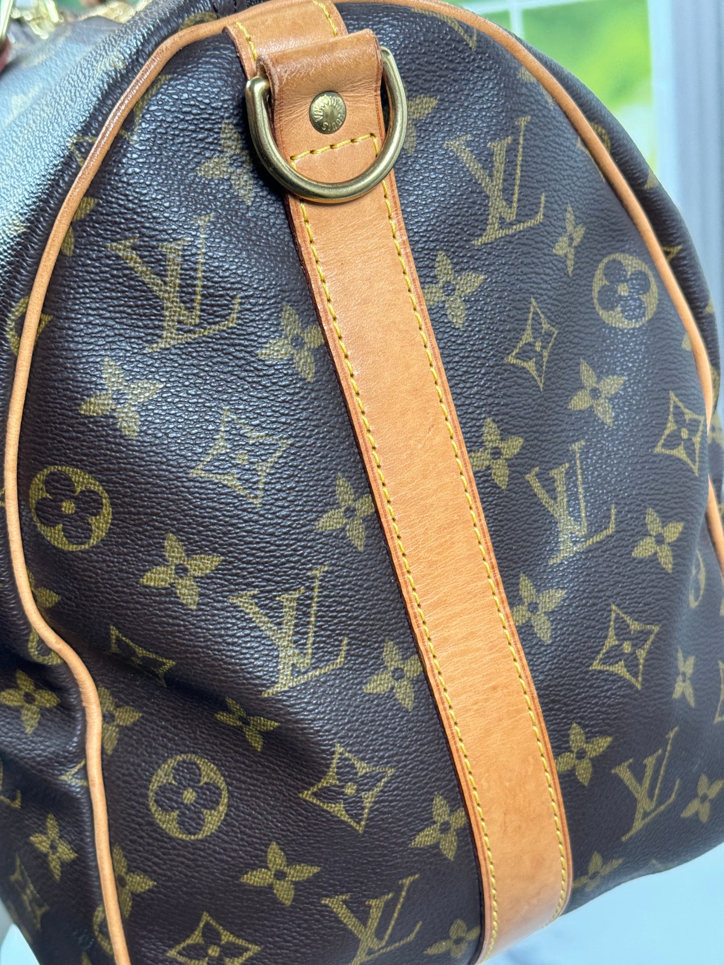 Preowned Louis Vuitton Keepall 45 Bandoliers