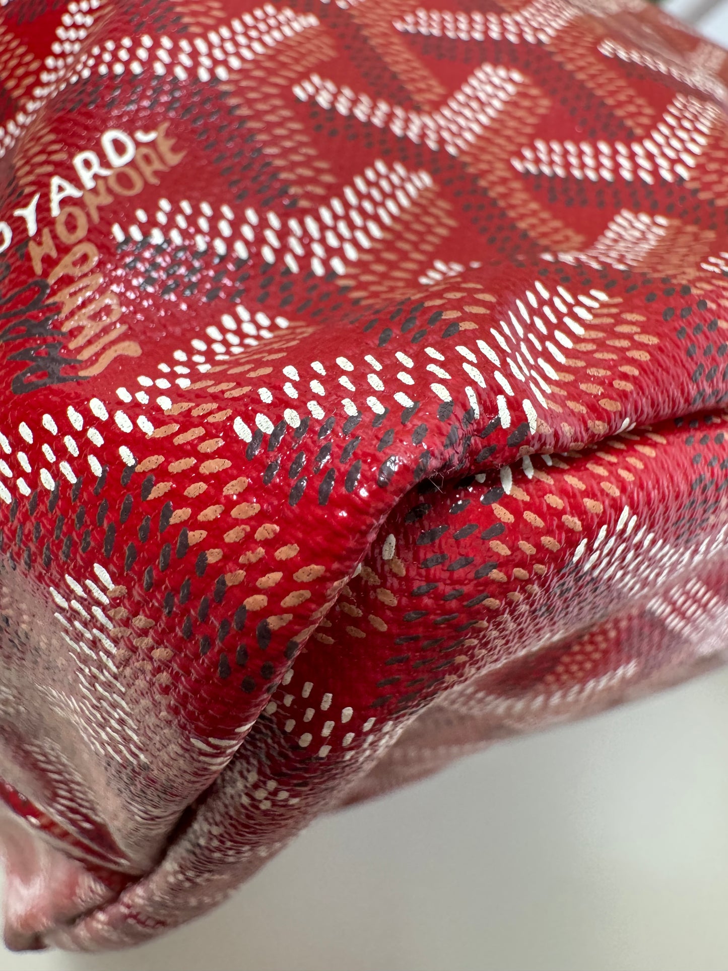 Preowned Goyard St Louis PM size Rouge(Red)