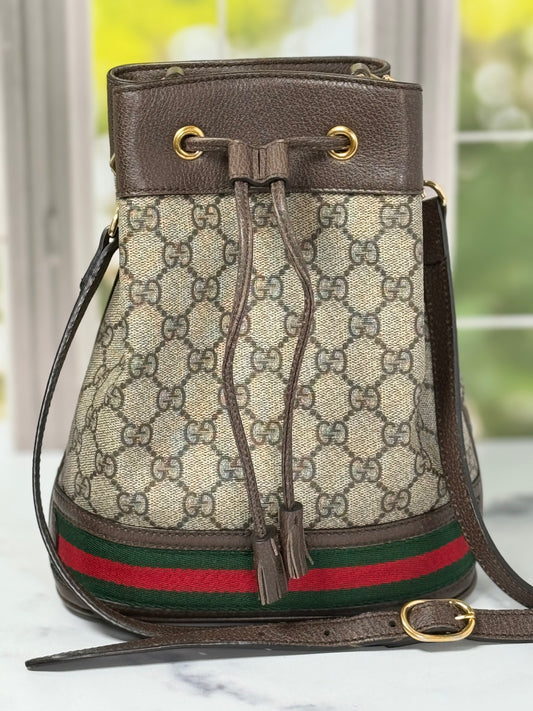 Preowned Gucci Small Bucket Bag