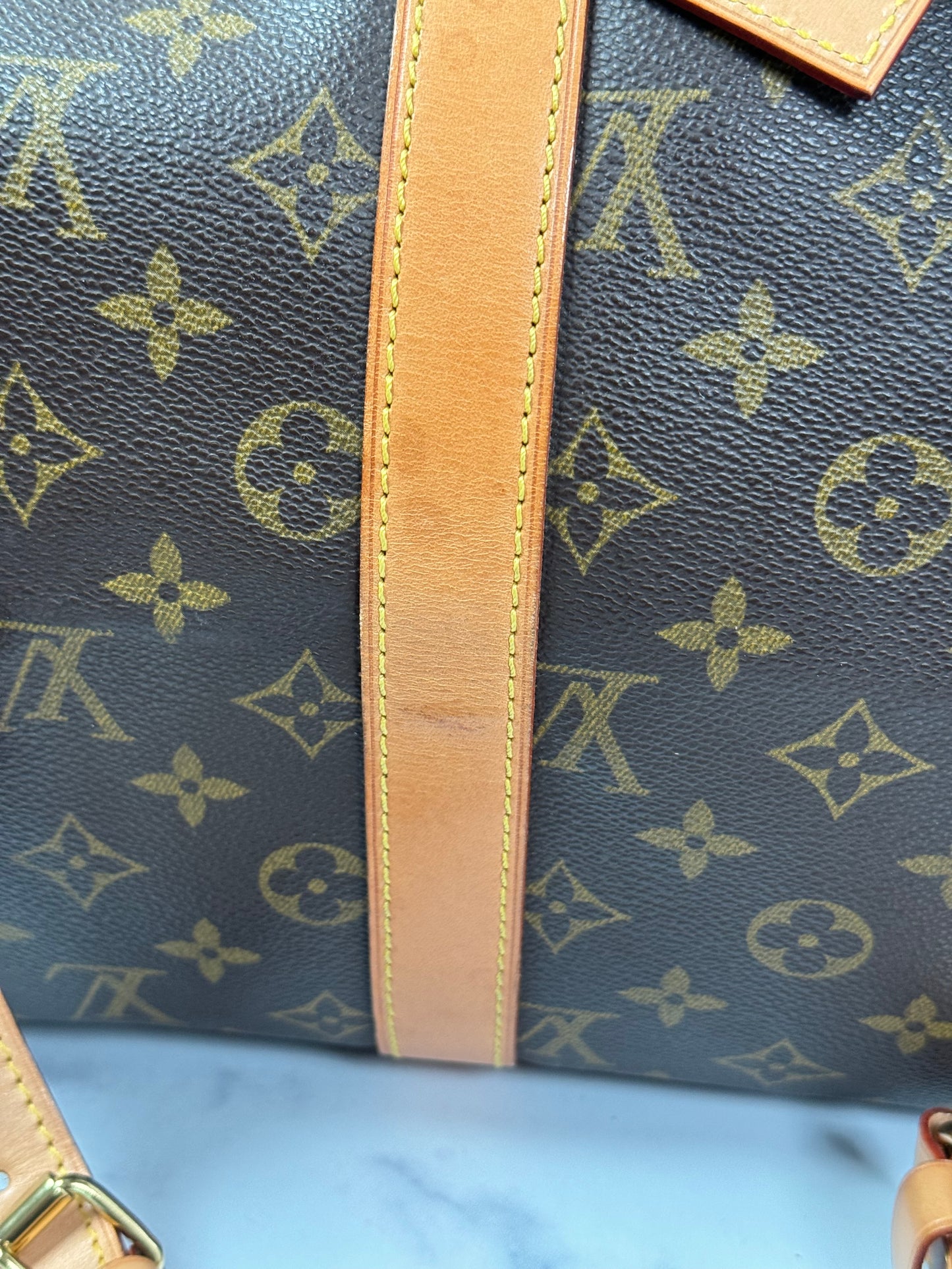 Preowned Louis Vuitton Keepall 45 Bandoliers