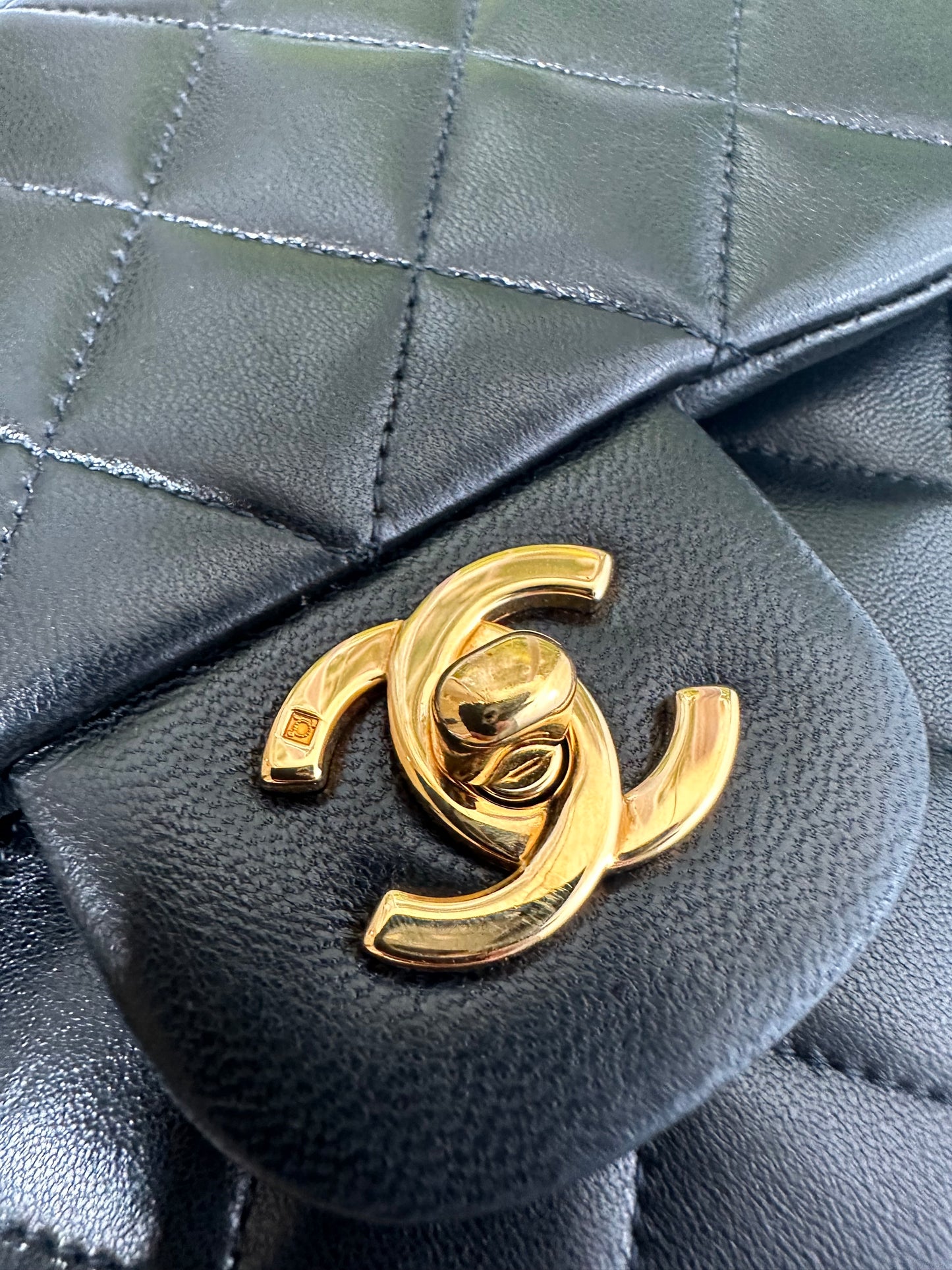 Preowned Chanel Classic Double Flap Lambskin GHW