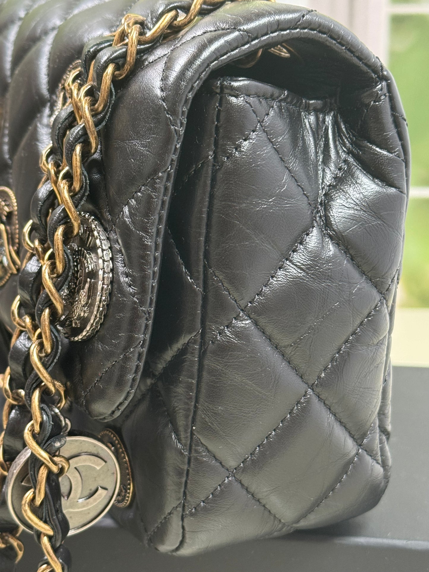 Preowned Chanel Medallion Medium Flap