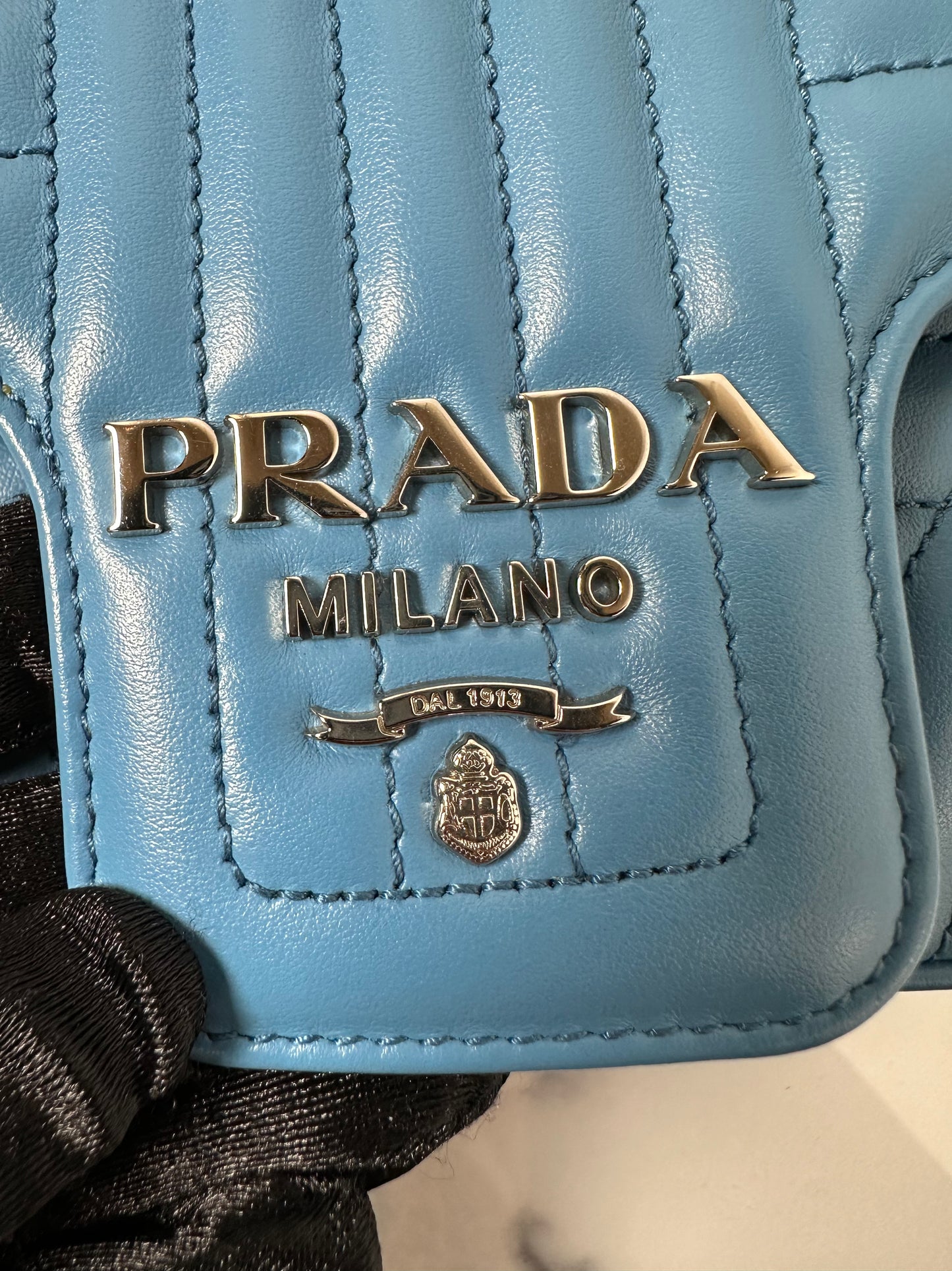 Preowned Prada Chain Flap Bag Small