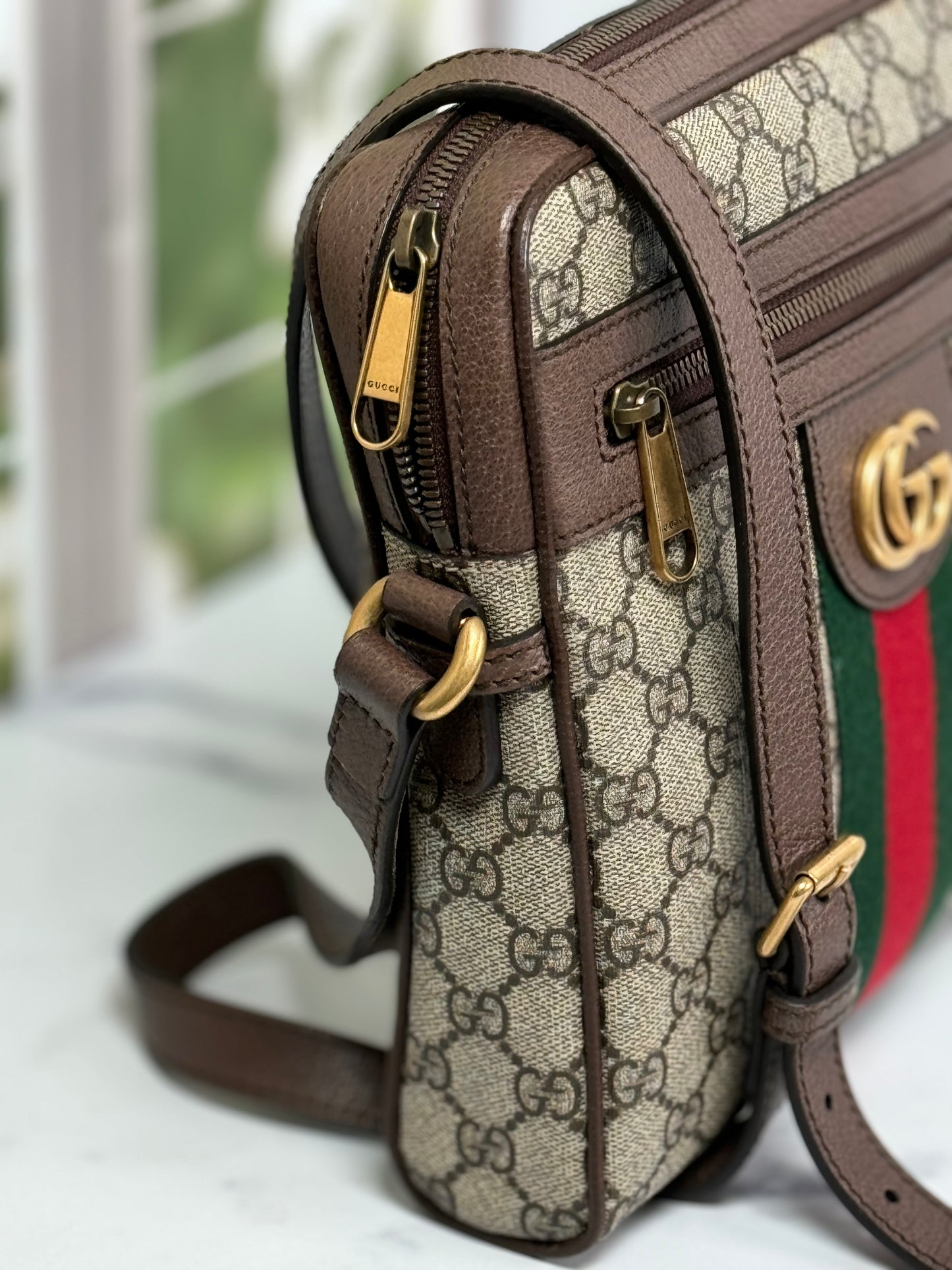 Preowned Gucci Ophidia Messenger Bag