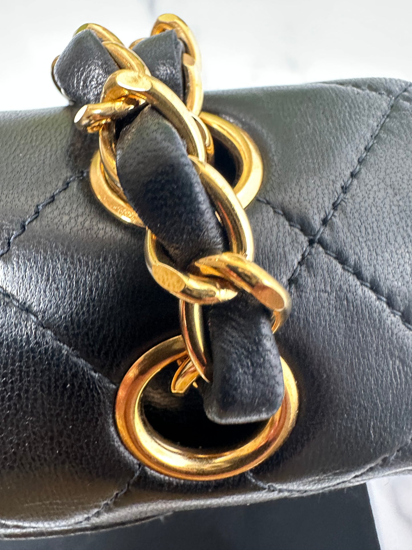 Preowned Chanel Classic Double Flap Lambskin GHW