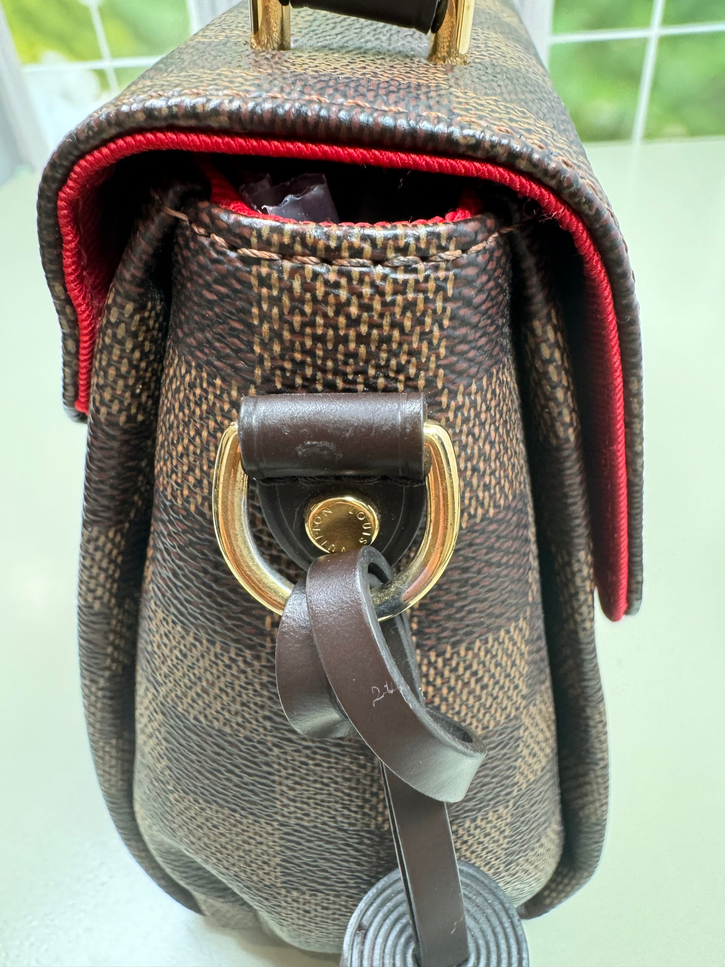 Preowned Louis Vuitton Croisette Damier Ebene