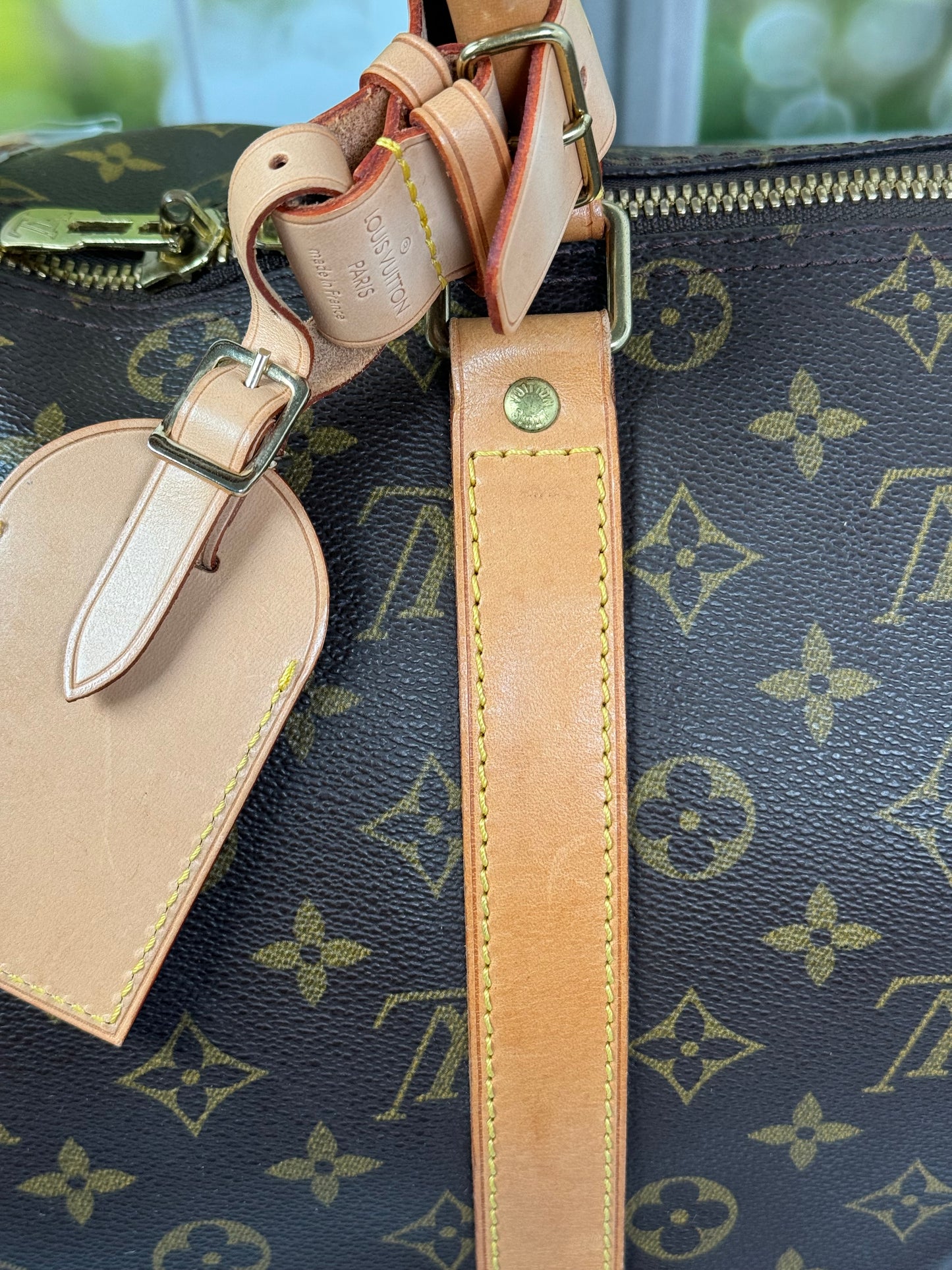 Preowned Louis Vuitton Keepall 45 Bandoliers