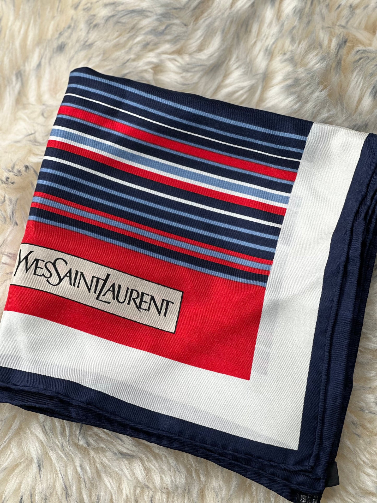 Preowned YSL scarf 31X31 inches