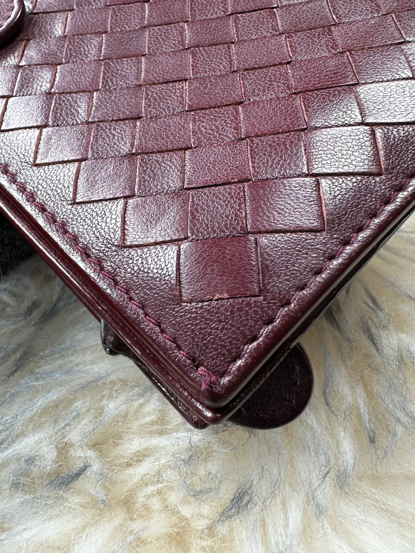 Preowned Bottega Veneta Long Wallet