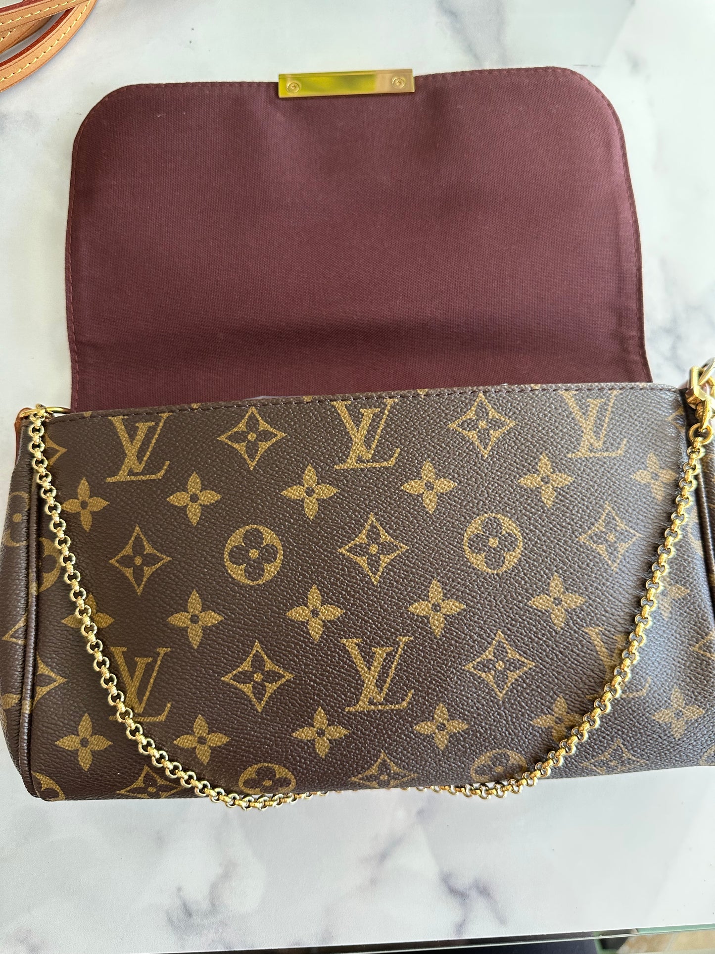 Preowned Louis Vuitton Favorite Monogram Mm Size