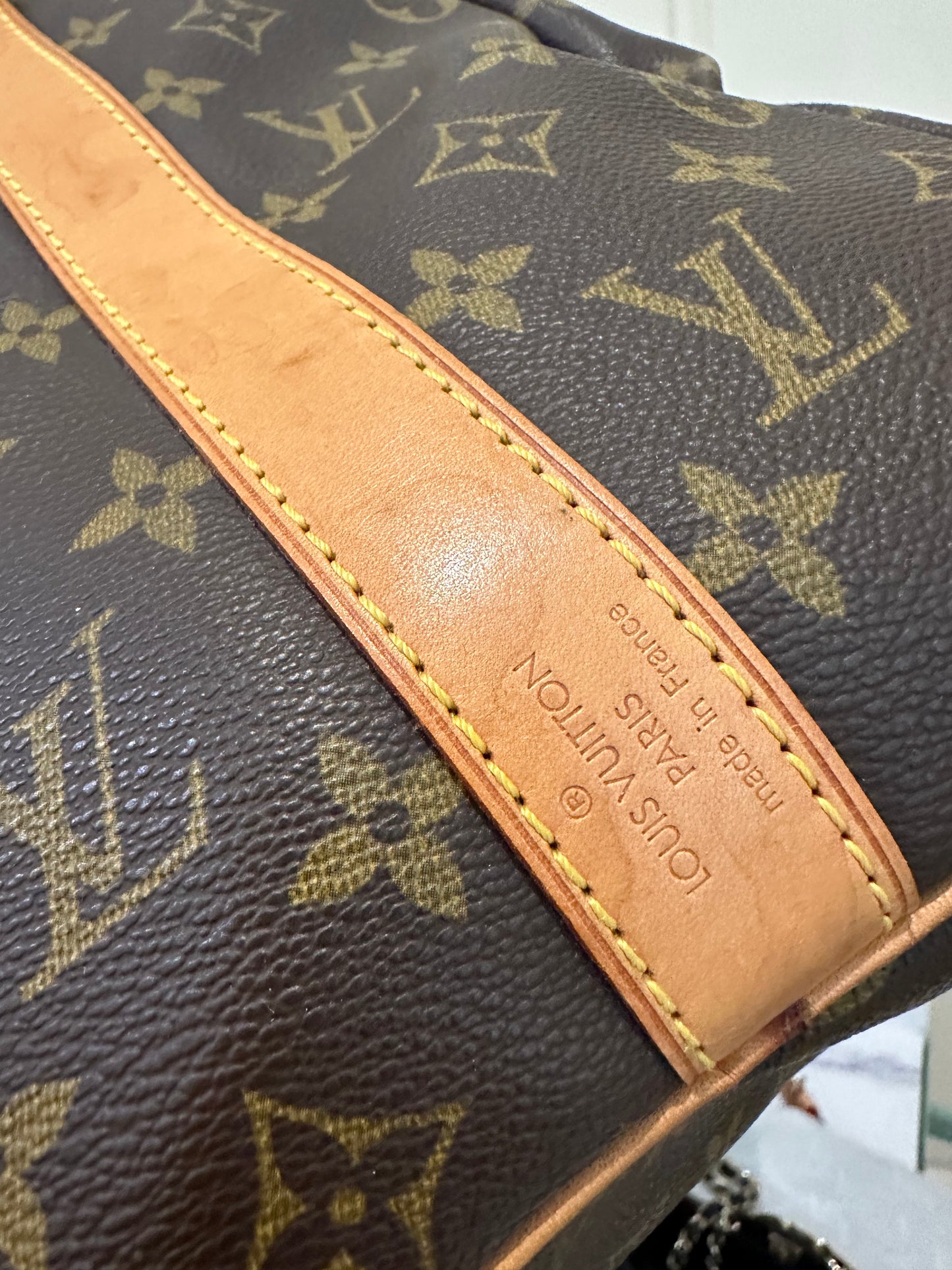 Preowned Louis Vuitton Keepall 45 Bandoliers