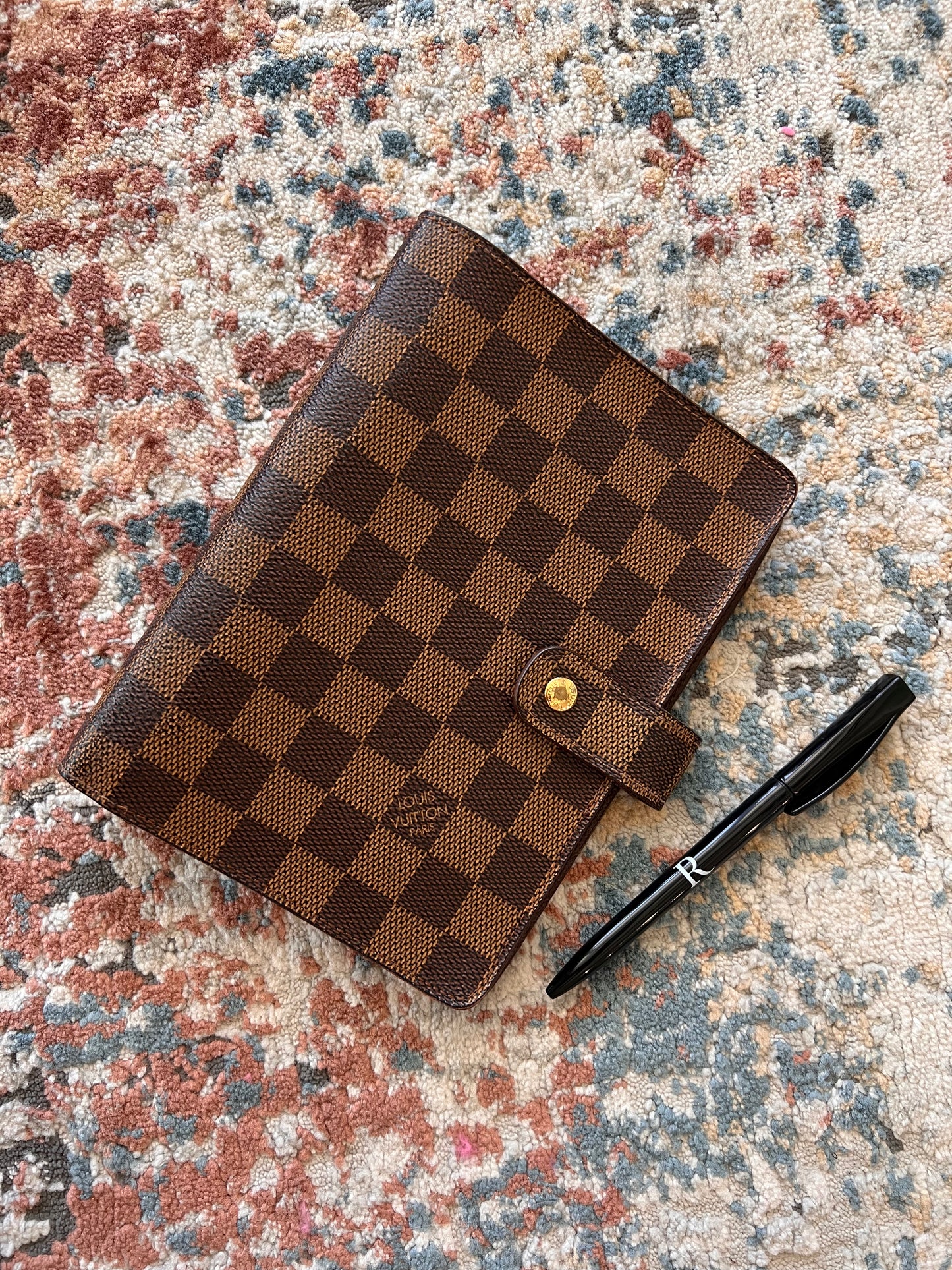 Louis Vuitton Agenda MM size Damier Ebene