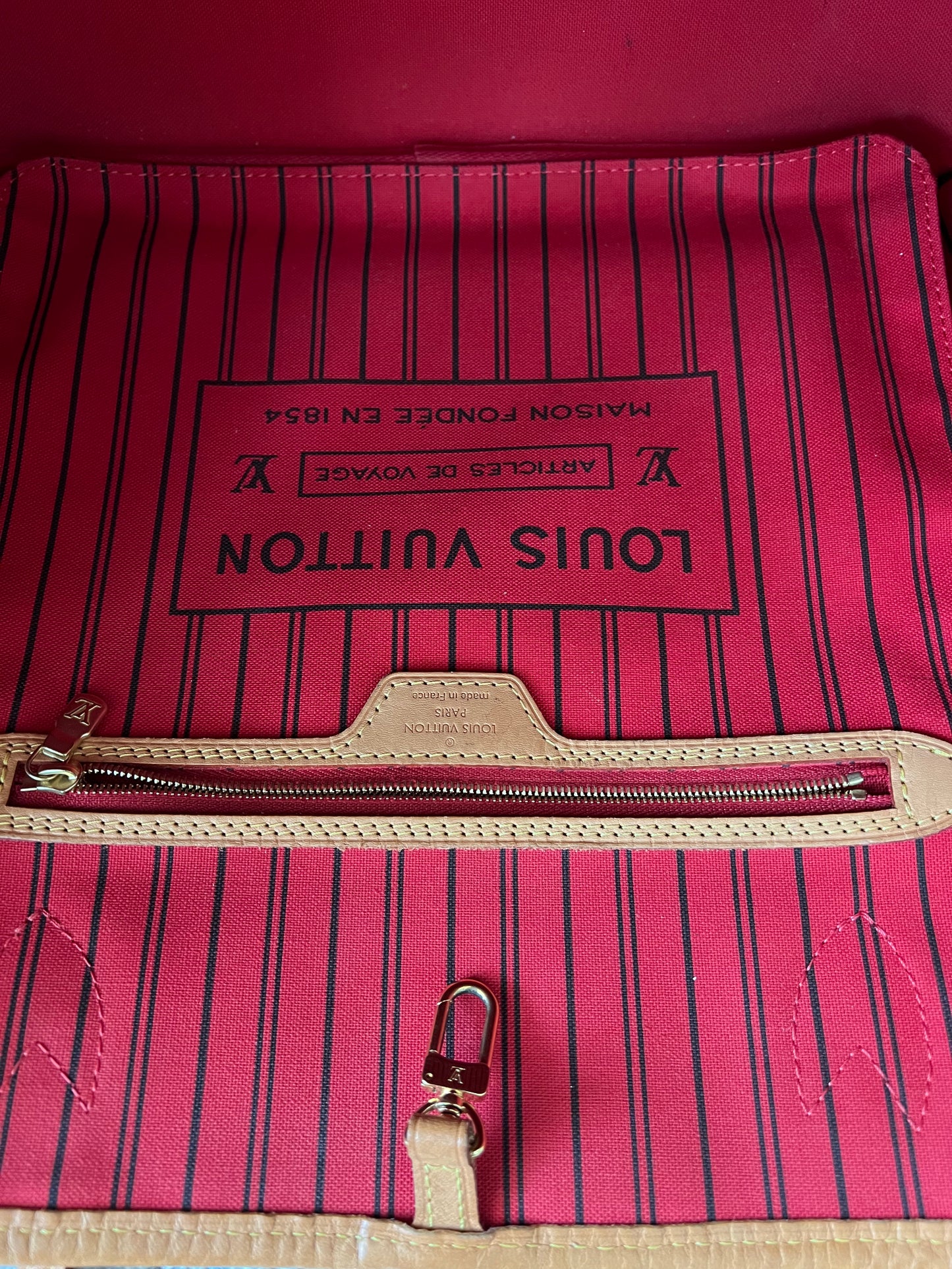 Louis Vuitton Neverful MM size Monogram