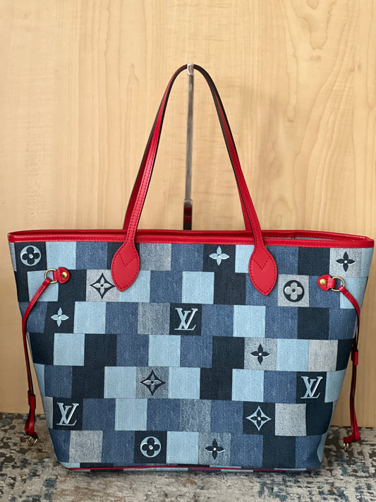 Louis Vuitton Neverful Mm size Denim