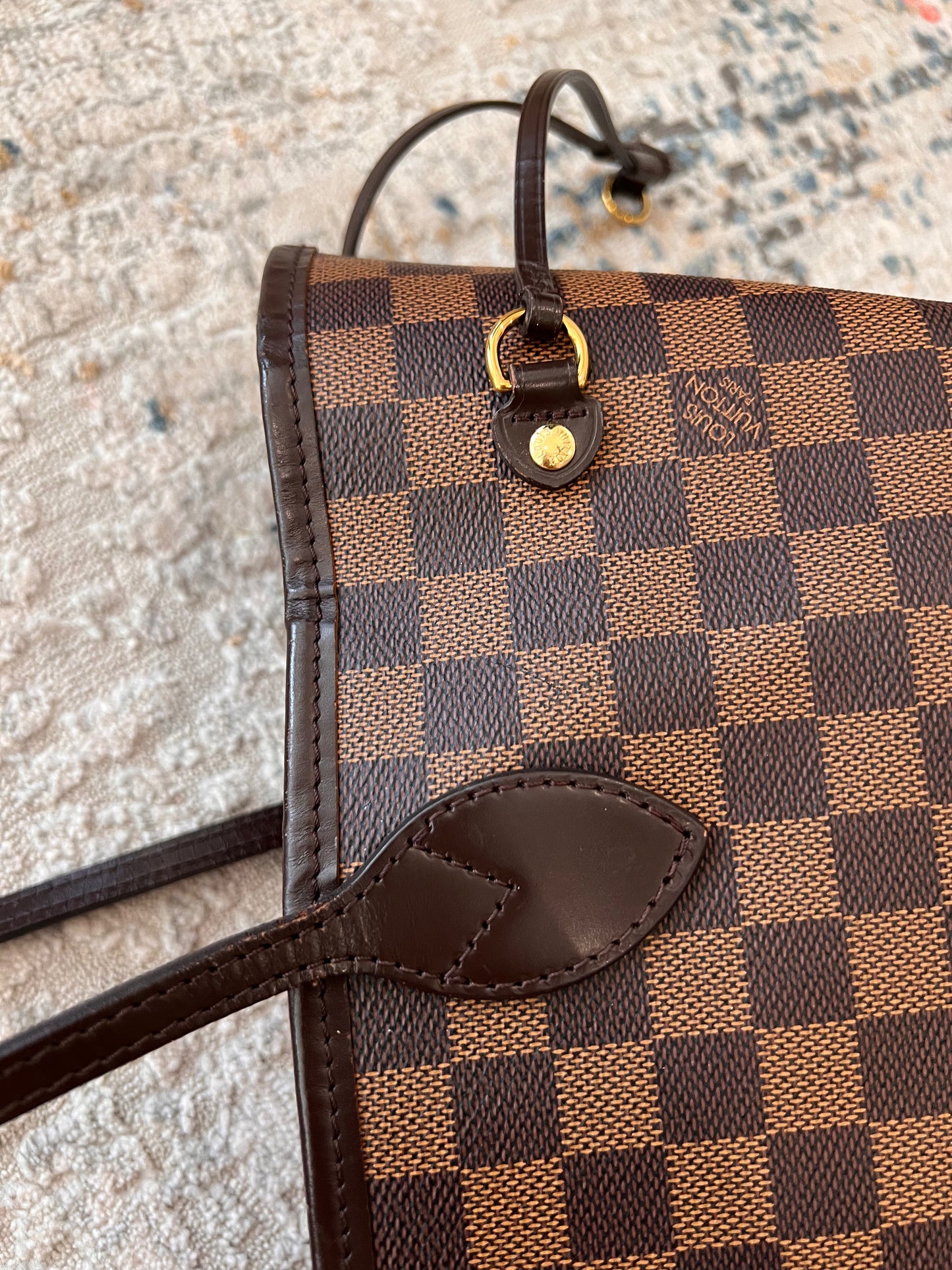 Louis Vuitton Neverful MM Size Damier Ebene