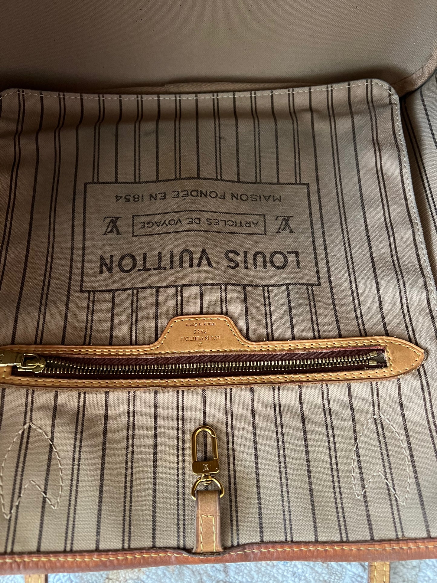 Louis Vuitton Neverful Mm size Monogram